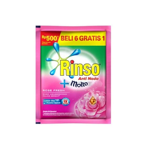 RINSO CAIR + MOLTO SACHET 500