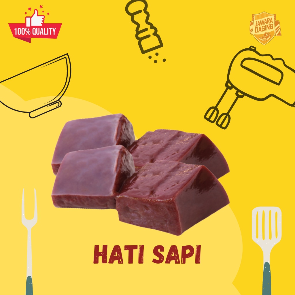 

Hati Sapi | Ati Sapi | Jeroan Sapi|Organ Sapi 1 Kg