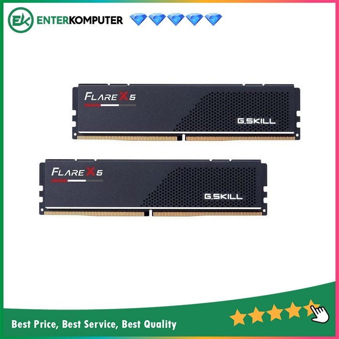 Gskill DDR5 Flare X5 PC44800 64GB (2x32GB) - F5-5600J3636D32GX2-FX5