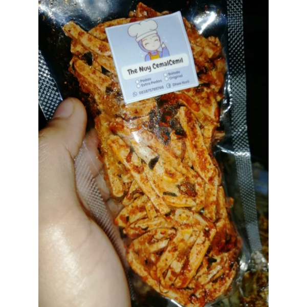 

Basreng daun jeruk. 3 varian rasa