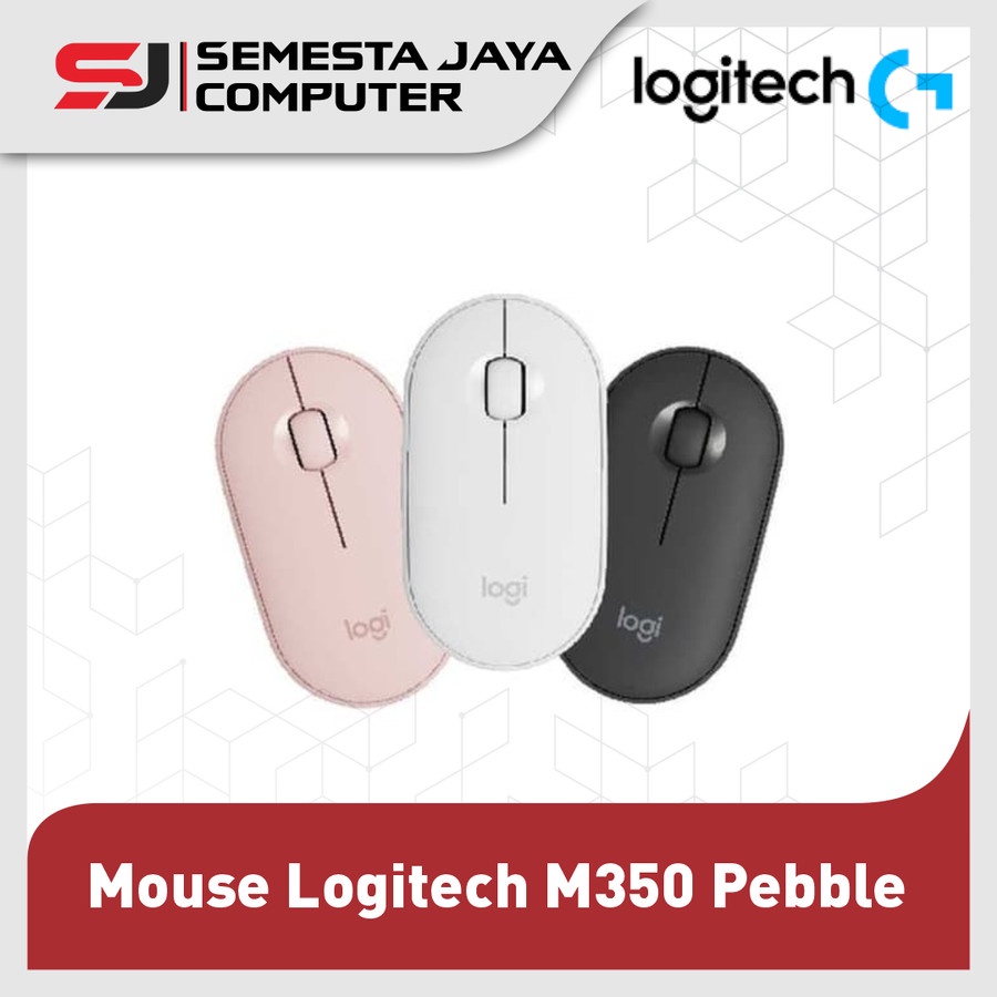 Mouse Wireless Bluetooth Logitech M350 Pebble