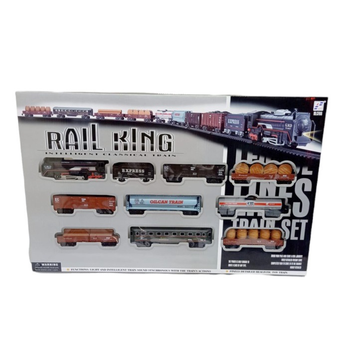 Mainan Miniatur Kereta Api Rail King Jumbo Berwesel 112 cm 19033-8 ( lavar stores id )