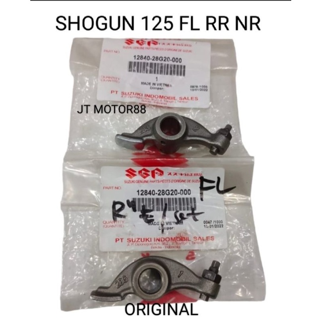 PIANO KLEP ROCKER ARM SHOGUN 125 FL RR NR ORIGINAL sepasang