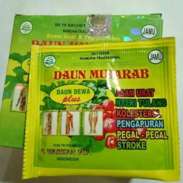 

qhc14 JAMU DAUN MUJARAb isi 15s .,,.,.,