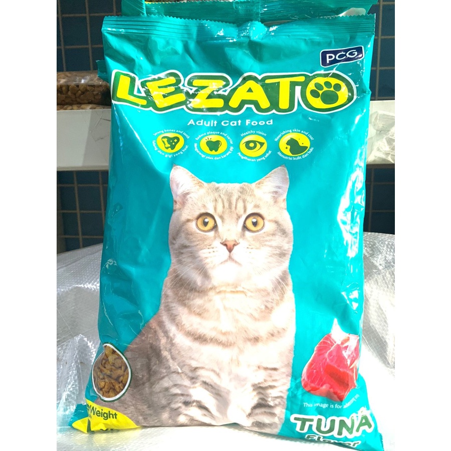Makanan kucing LEZATO Freshpack Rasa Tuna -1 Kg