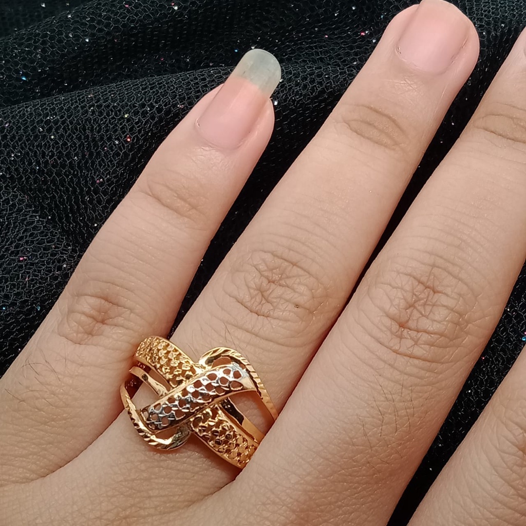 Cincin Emas 17K - 2.5 Gr Kadar 750 - 4377