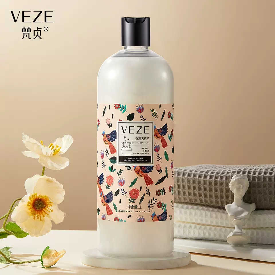 Veze Sabun Cuci Baju Detergen Laundry Pembersih Pakaian Detergen Cair Liquid 1Liter