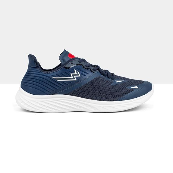 PALING DIMINATI Athletica Official Shop - Flash Ghost Navy Red | Sepatu Running | Sepatu Pria | Snea