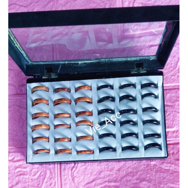 (36PCS) Cincin Kaoka Box // Cincin Kaokah Box // Cincin Kaoka Kaokah Grosir Murah