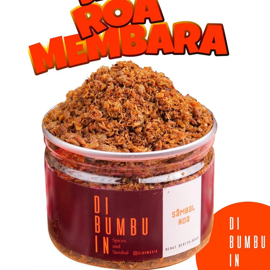 

Ready Stok Sambal Kering Ikan Roa Asap gas !!