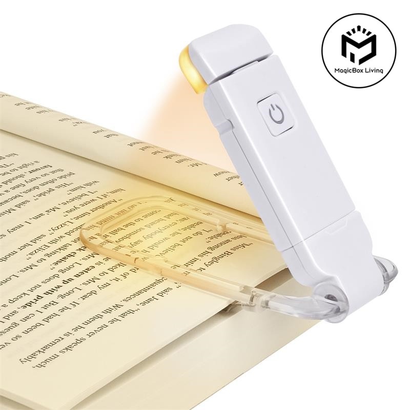 Lampu Baca Mini LED Detachable Clip Cool White 0.15W - KD-21 - White