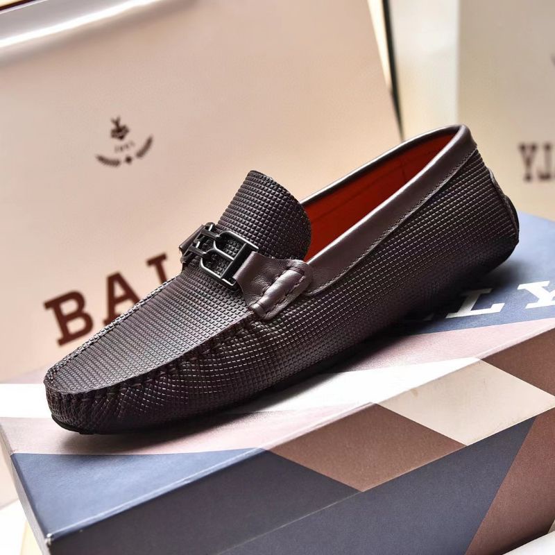 sepatu bally pria loafer men shoes cowok slip on premium p1shoes new series