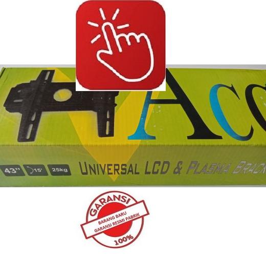 ➸ BRACKET TV LED LCD - BREKET TV - BRAKET TV 43 - 43 INCH ACC 43" ➴