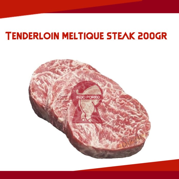 

Daging Sapi Tenderloin Meltique Beef Steak 200gr