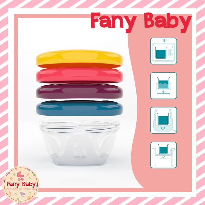 BABYMOOV BABY BOWL 120ML X 4PCS