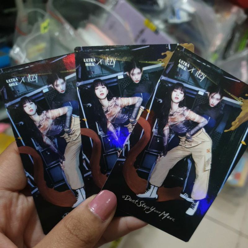 ULTRA MILK X ITZY PHOTOCARD PC