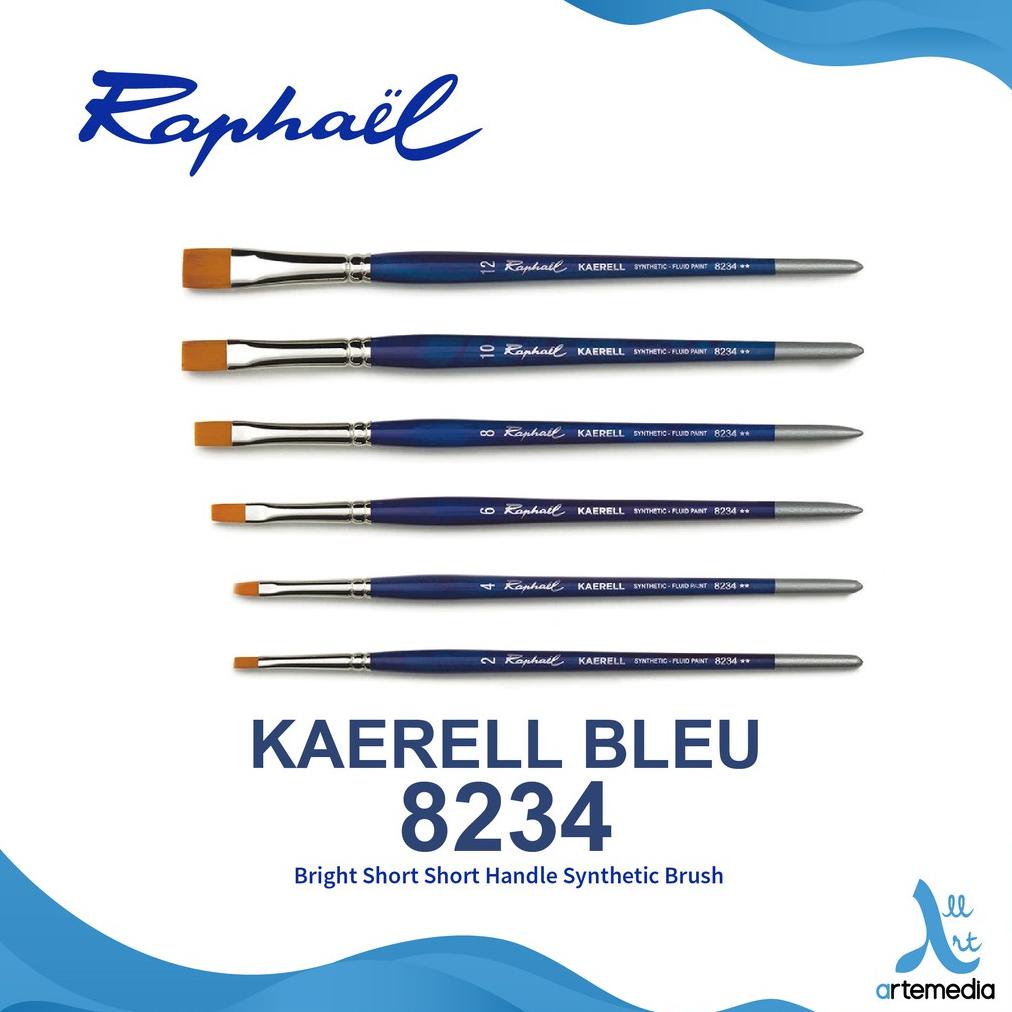 

Kuas Lukis Raphael 8234 Bright Short Kaerell Bleu Synthetic Brush SH