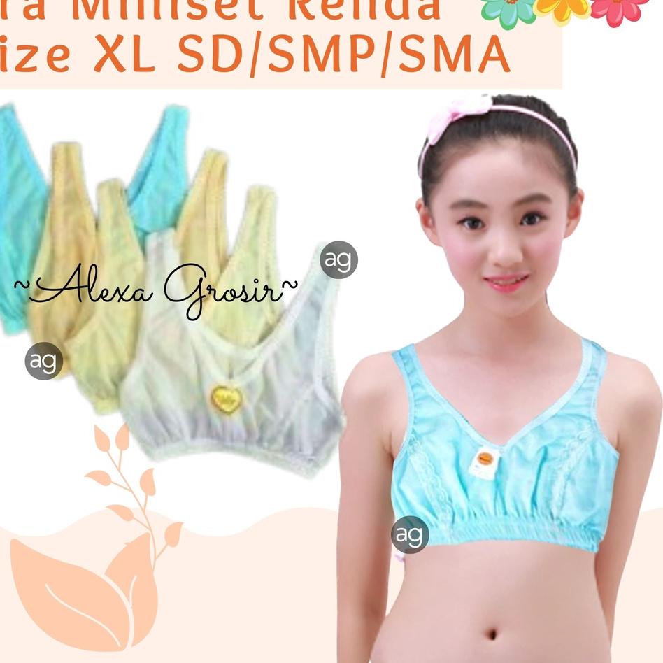 ⚡TOK SIAP 【COD GROSIR 12 PCS miniset anak/miniset remaja/miniset murah SD SMP SMA warna renda