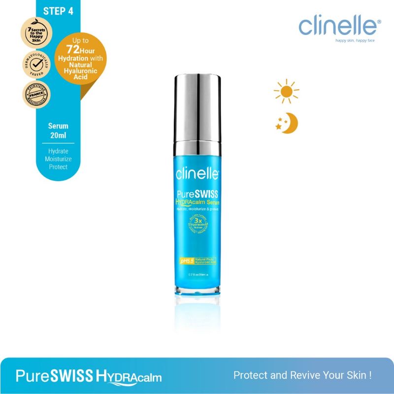 clinelle pureswiss hydracalm serum 20ml