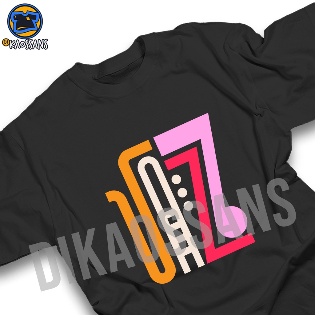 Kaos JAZZ MUSIC Tshirt baju distro cotton combed 30s UNISEX KAOS MUSIK JAZZ LOVERS JAVA JAZZ
