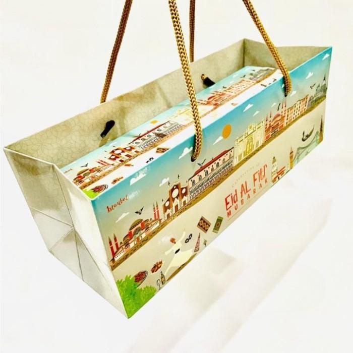 

Paper Bag Lebaran Set Box Eid Mubarak Kotak Kado Hampers Idul Fitri 094