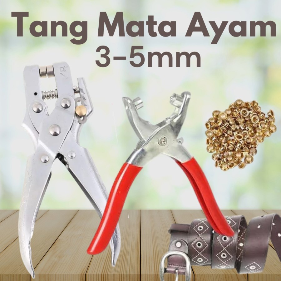 Tang Eyelet Mata Ayam 3 mm / 5 mm tang mata ayam