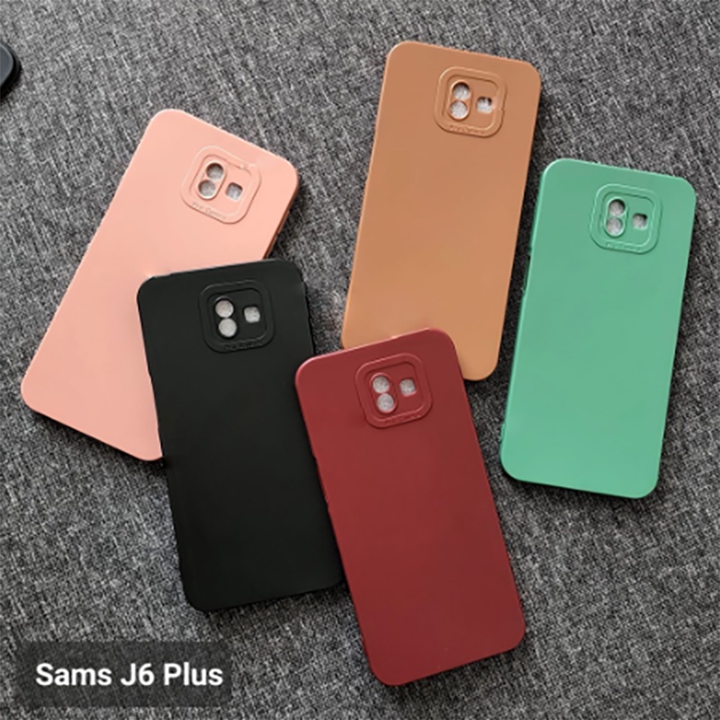 Softcase Samsung J6 Plus Samsung J6+ Case 3D Pro Camera Gel Silika Casing