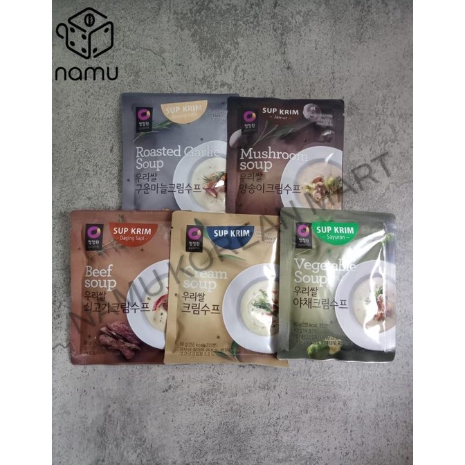 

:=:=:=:=] Chung Jung One Sup Krim 55gr All Varian / Kaldu Sup Krim Bubuk Instan