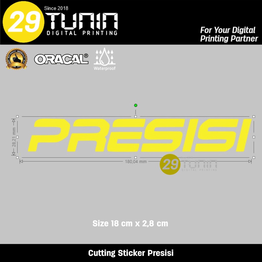 

Cutting Sticker Sticker Presisi Polisi