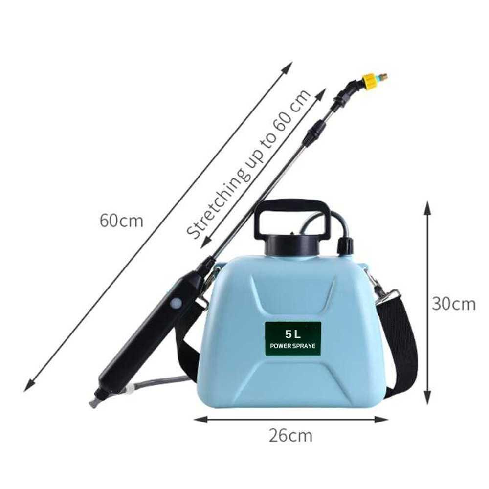 Semprotan Gendong Elektrik Sprayer Shoulder Type 5 Liter - MX5L - Blue/Black