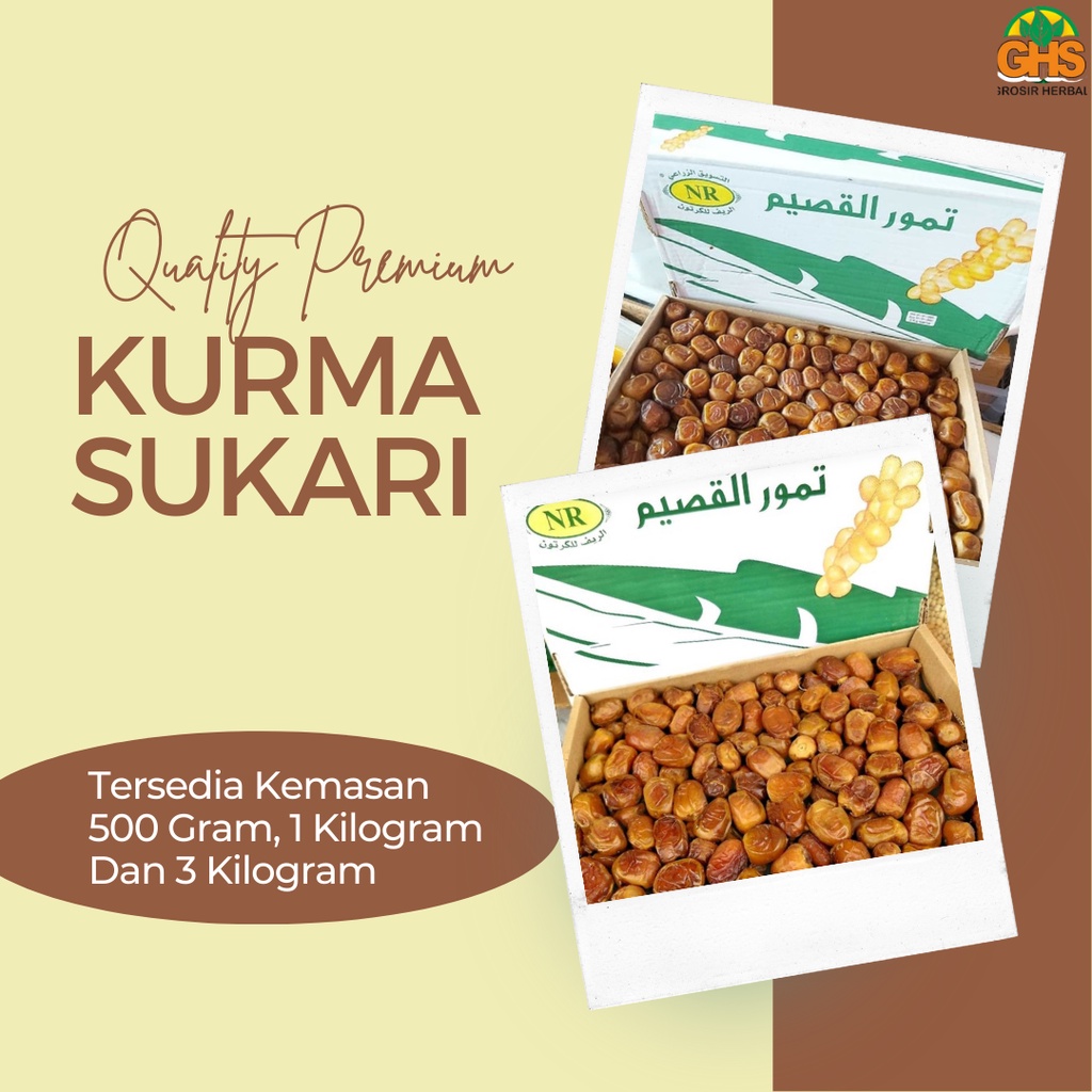 

1 Kilogram Kurma Sukari - Kurma Raja - Kurma - Buah Kurma - 1 KG KUrma Enak Kurma Pulen