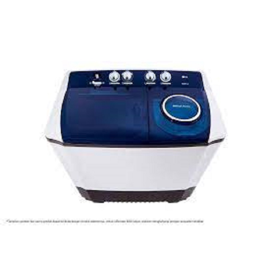 LG Mesin Cuci 2 Tabung 12Kg P1200RT Rollet Pulsator P1200 Twin Tube