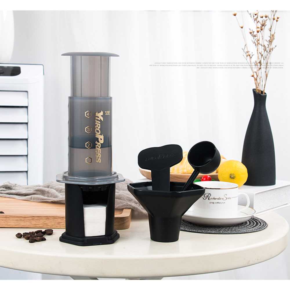 (BISA COD) FTIHSHP YuroPress Prismo Set Portable French Press Coffee Maker - YRP350