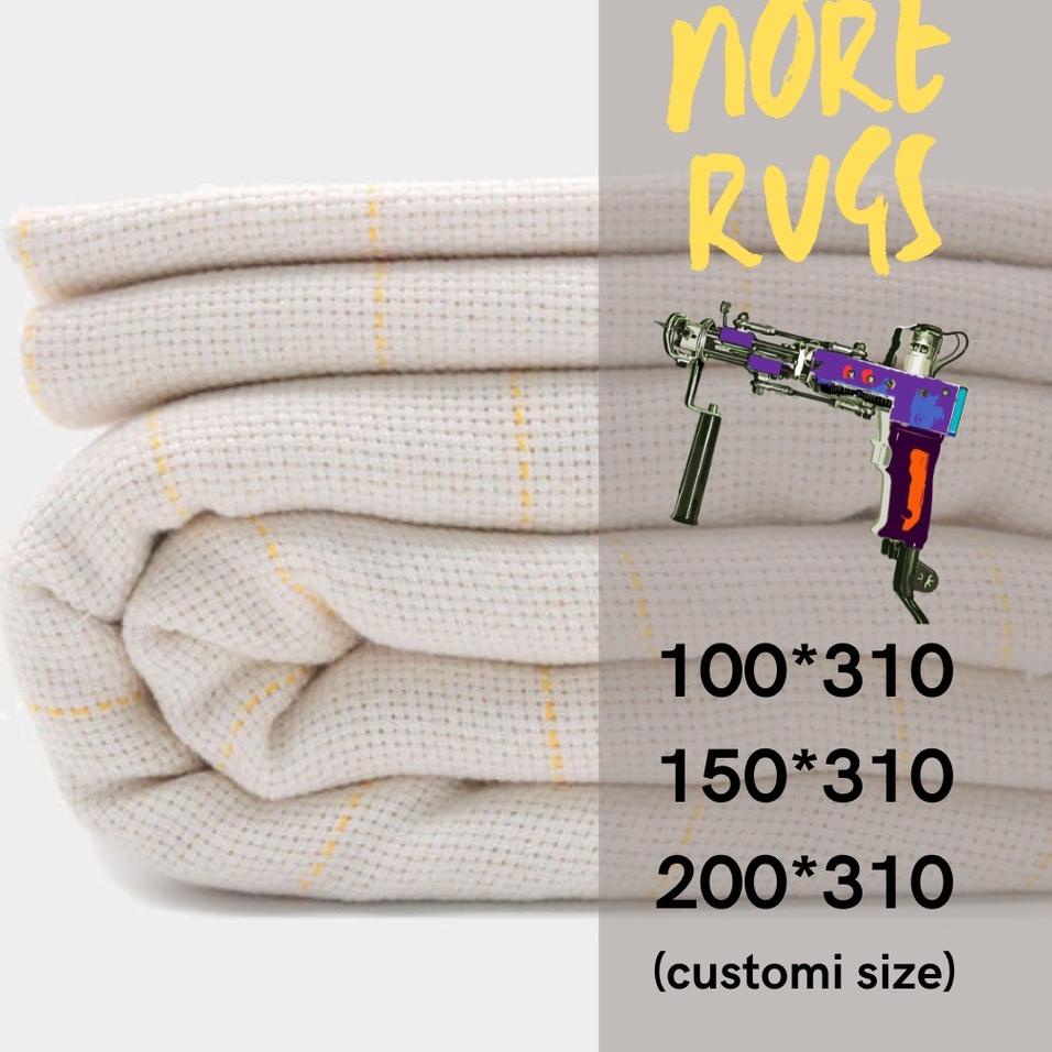 ✥  Monks Cloth / Cotton Tufting Fabric cloth Grade A ♖