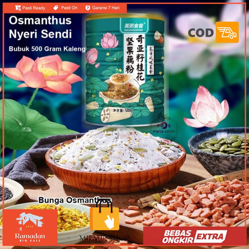 

LOTUS ROOT POWDER OU FEN HALAL BUBUK AKAR TERATAI - Osmanthus