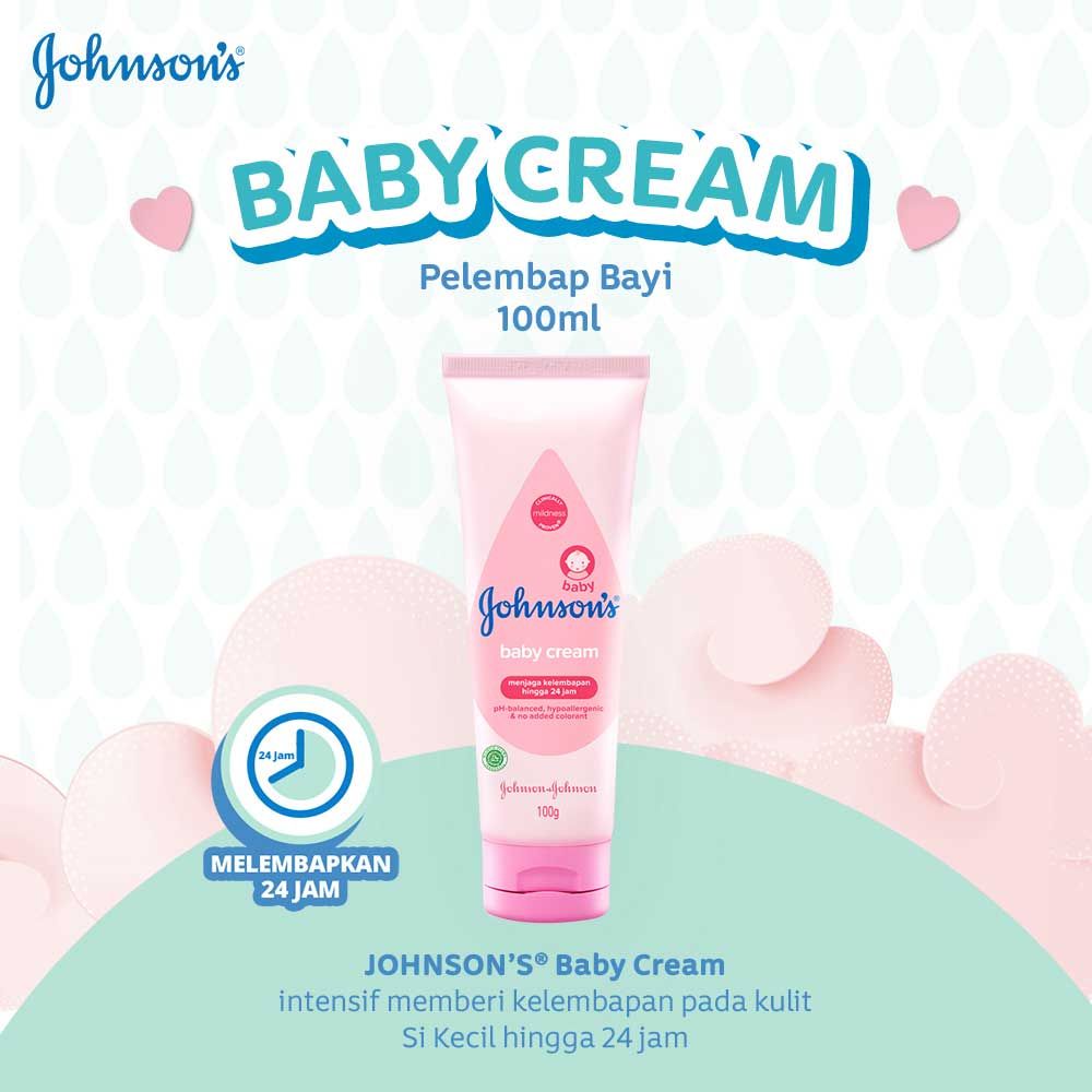 JOHNSON'S Baby Cream - Krim Bayi 100gr