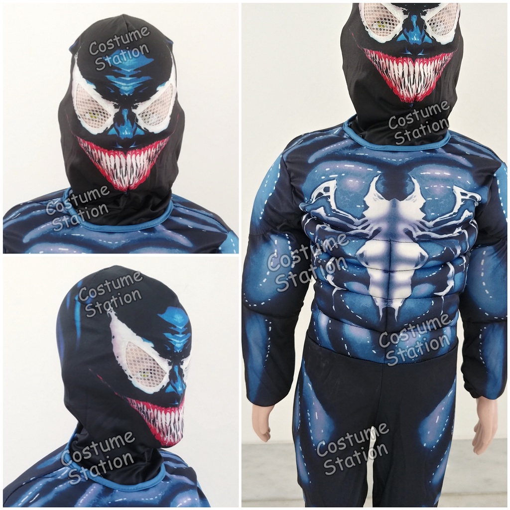 Kostum Supervillain Venom / Costume Super Villain Marvel anak laki