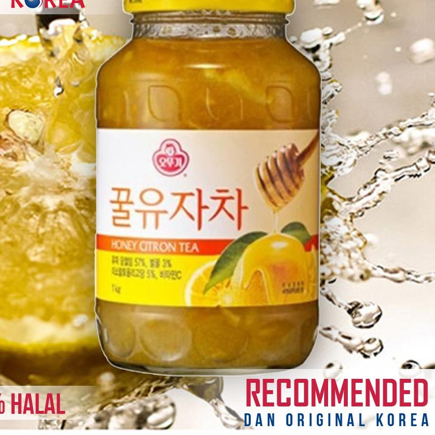 

➱ MINUMAN SARI BUAH JERUK KOREA HONEY CITRON TEA KUL YUJA CHA 1 KG ☃