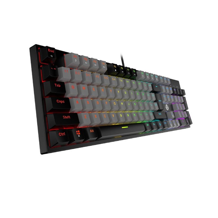 Fantech Atom MK886 RGB Mechanical Keyboard Gray (Red/Blue Switch)