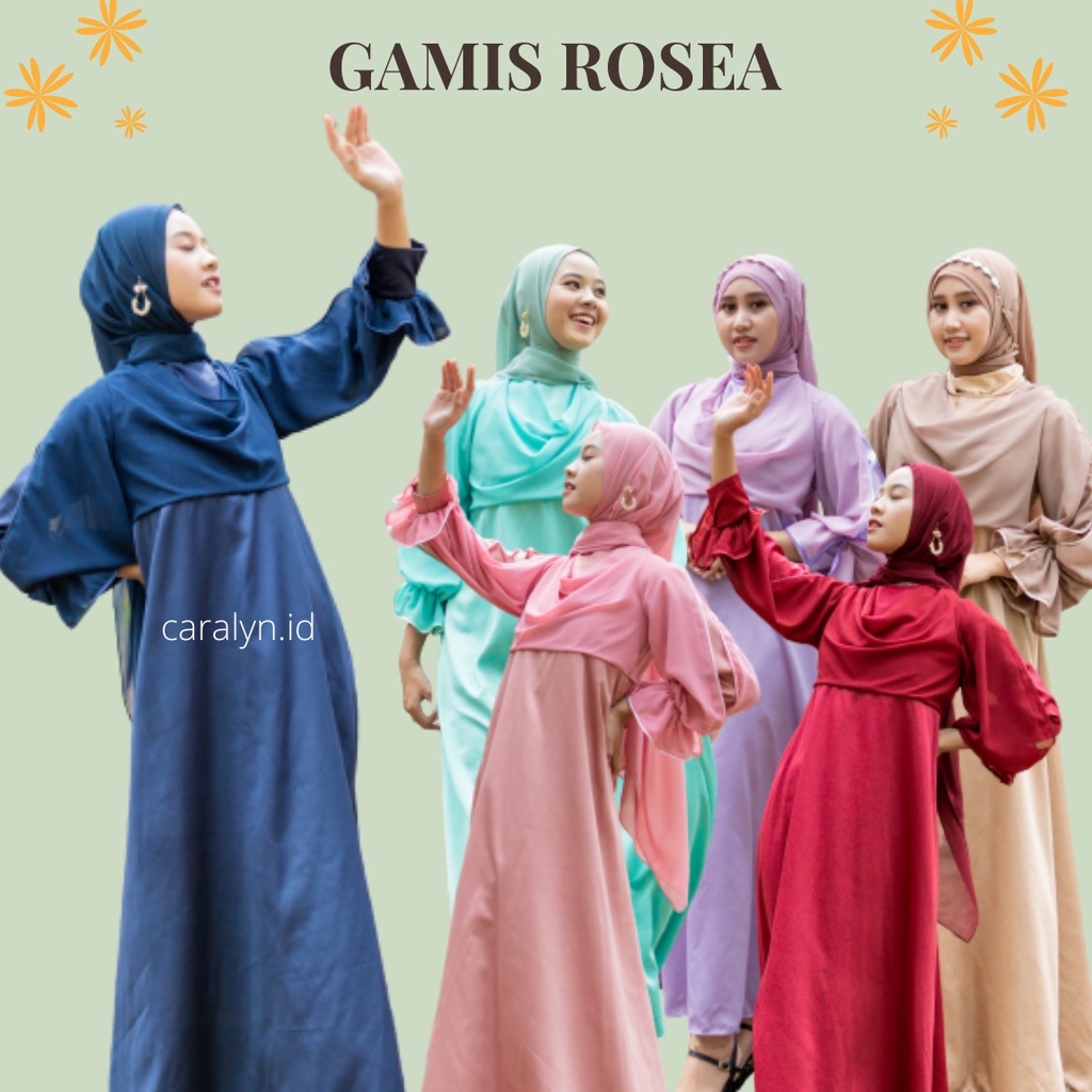 SUPER SALE GAMIS ROSEA DRESS KONDANGAN KEKINIAN TERBARU