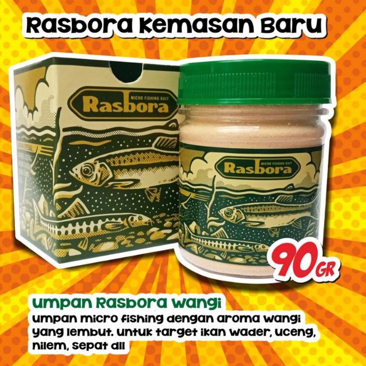 murah Umpan Pelet Rasbora Wangi kemasan baru 90 gram belkang
