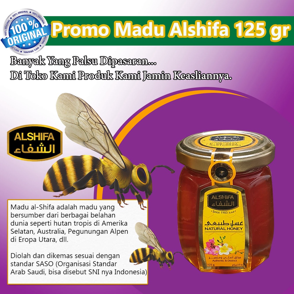 

MADU ALSHIFA Natural Honey 125 gr