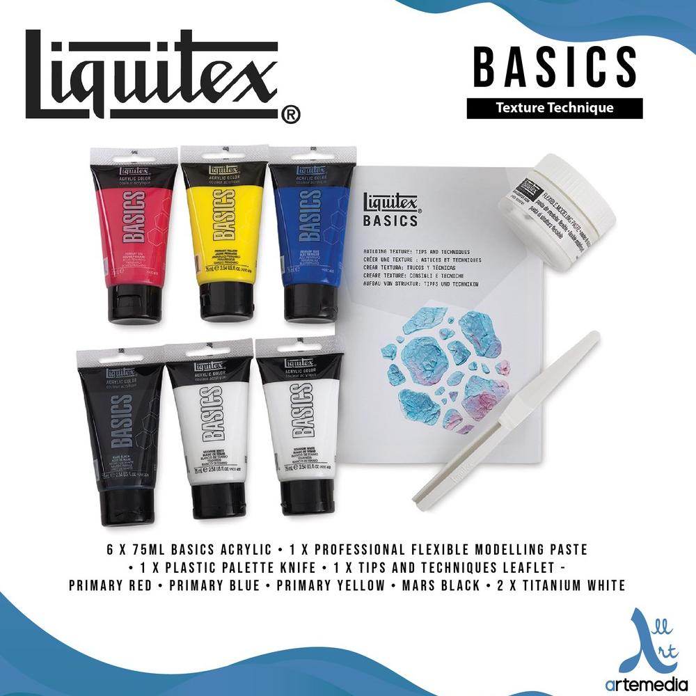 

Cat Akrilik Liquitex Basics Texture Technique Acrylic Color Set