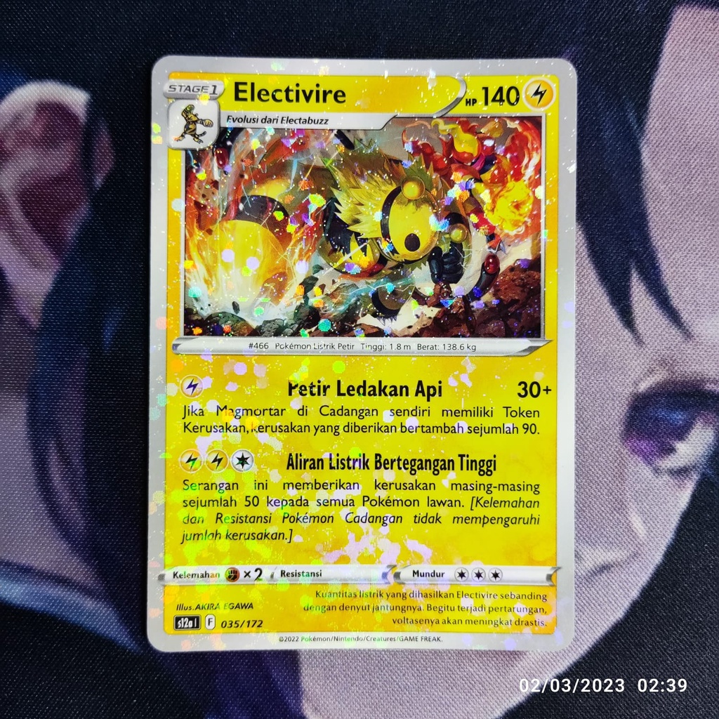 pokemon (ID) electivire - S12a 035/172 - MIRROR
