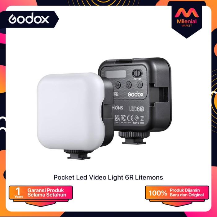 Godox LED6R Litemons RGB Pocket LED Video Light - Godox LED 6R