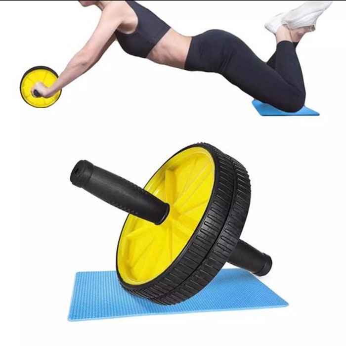 Abdominal Wheel Double ABS Roller Fitness Gym