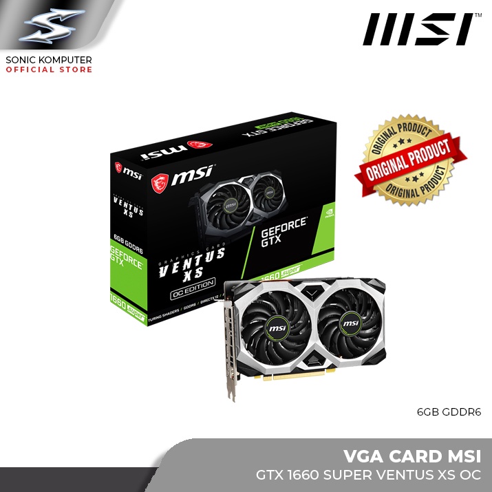 VGA MSI Geforce GTX 1660 SUPER VENTUS XS OC