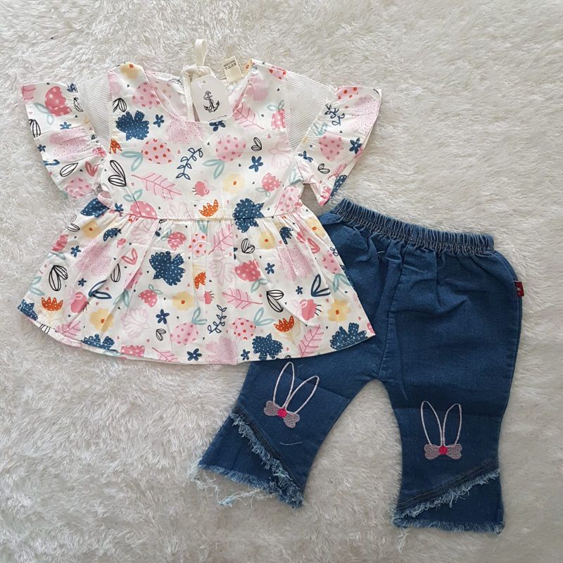 Baju Anak perempuan adelle pants set