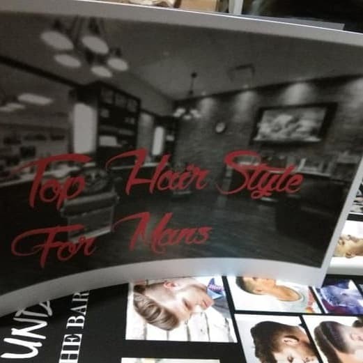 CATALOG KATALOG BARBERSHOP MODEL GAYA RAMBUT PRIA BUKU MAJALAH BARBER