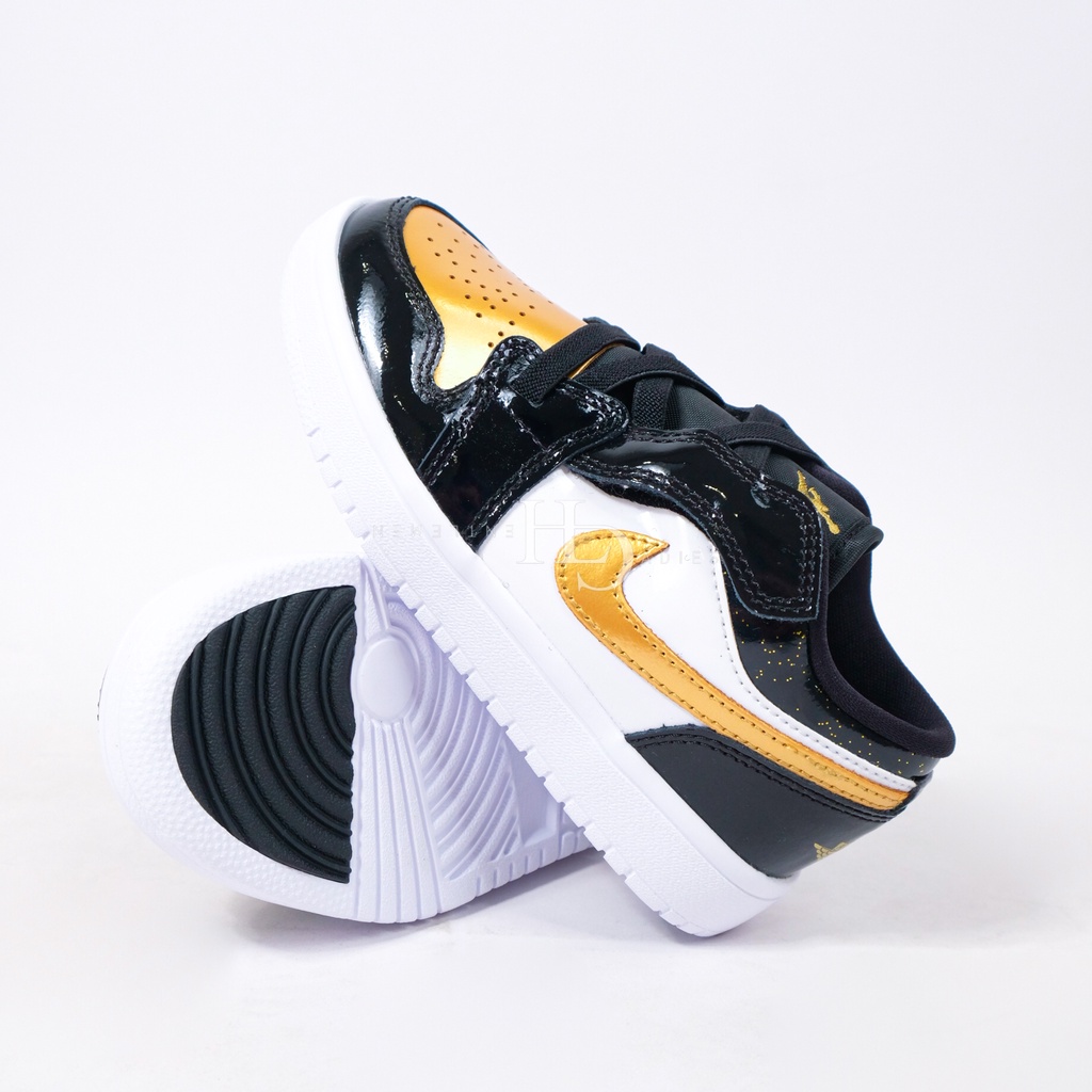 Kids Air Jordan 1 Low Gold Toe (PS) DZ6318-071